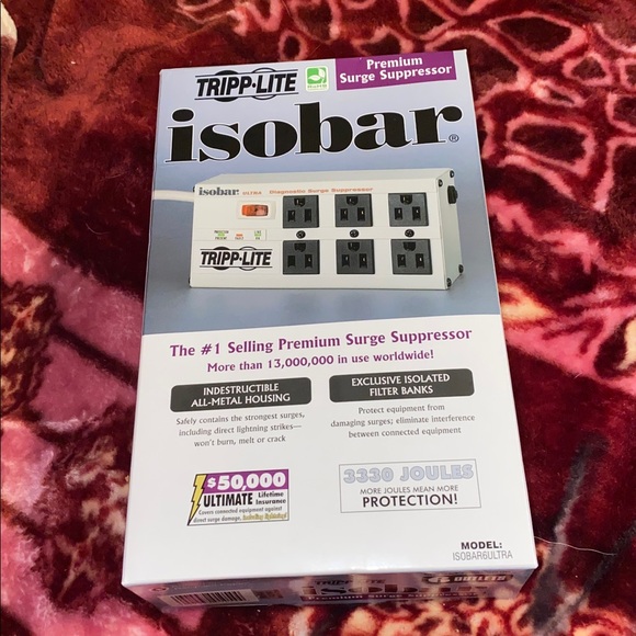 🆕 Surge Protector Tripp Lite - ISOBAR8ULTRA 8 AC Outlets 12 ft. Over $120 MSRP - Picture 5 of 7